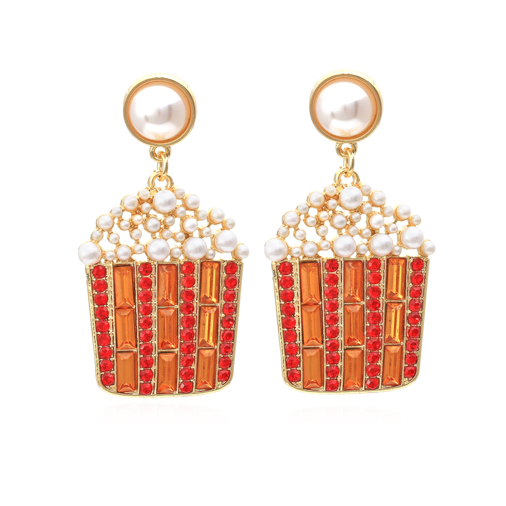 elegant creative cartoon earrings from pearl