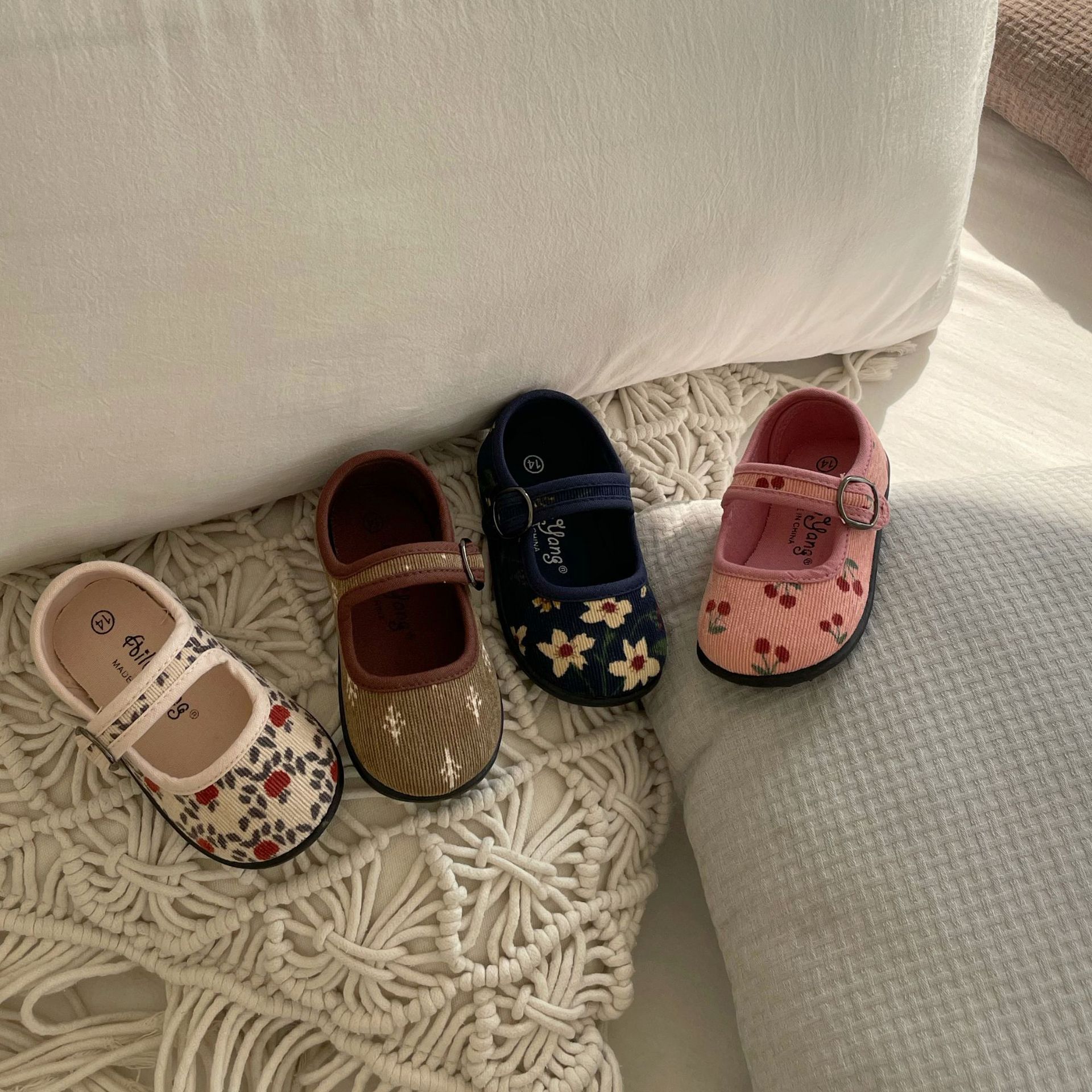 Title 1, Meisjes Sen Series bloemen klittenband retro st...