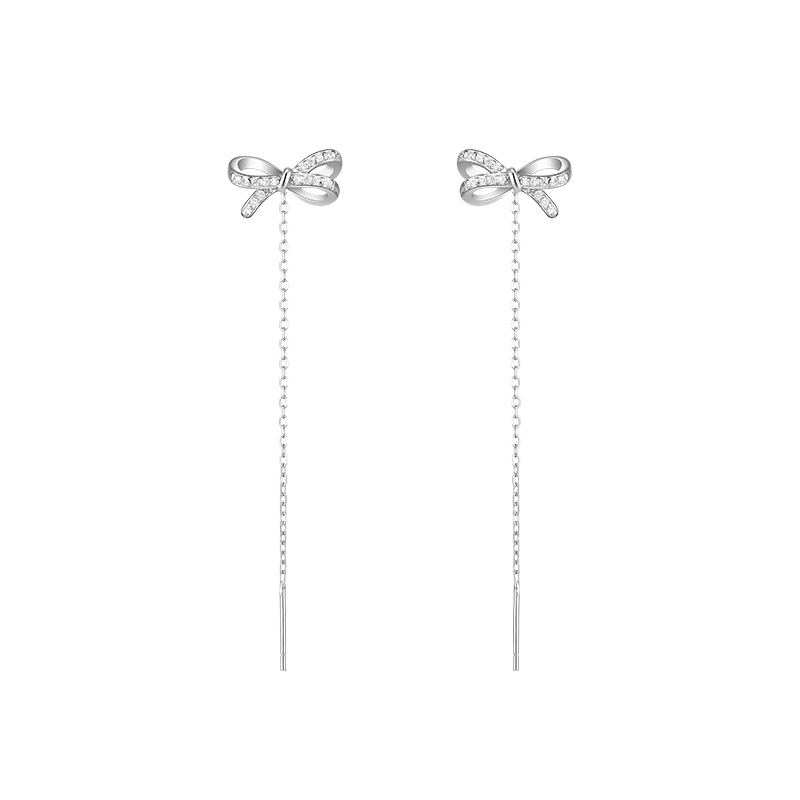 925 arco de plata esterlina nicho ligero lujo coreano pendientes 2024 nuevos pernos de moda orejas para mujeres image 5