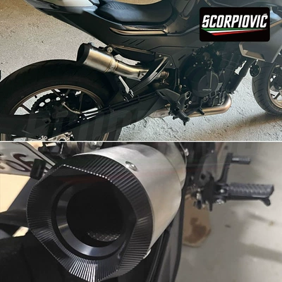 Motorcycle exhaust pipe Cfmoto 800Nk Stainless Steel