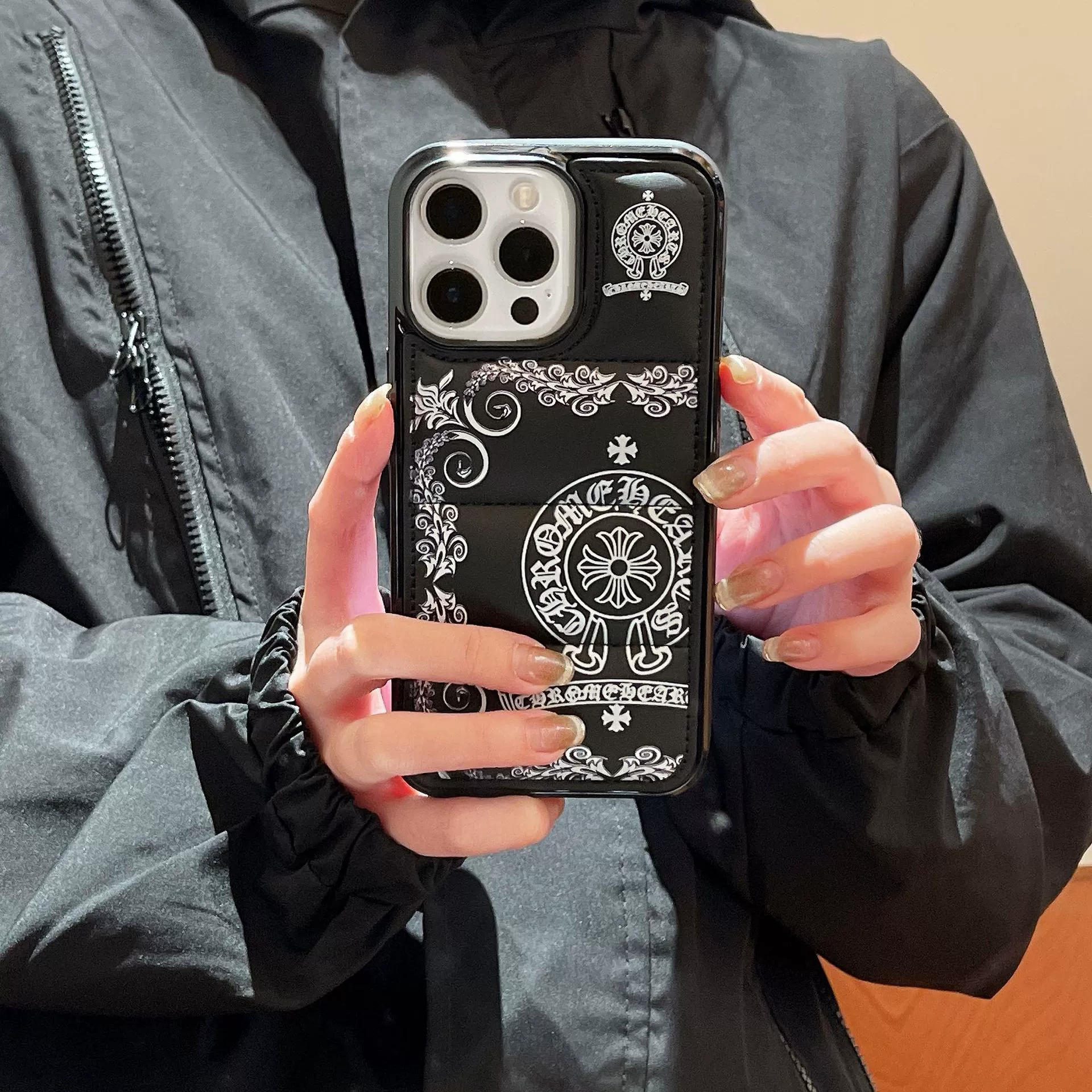 Apple, (международная торговля), совместимый iPhone 15, чехол для телефона, пуховик, iPhone16 Pro, 15promax, iphone, для любимого