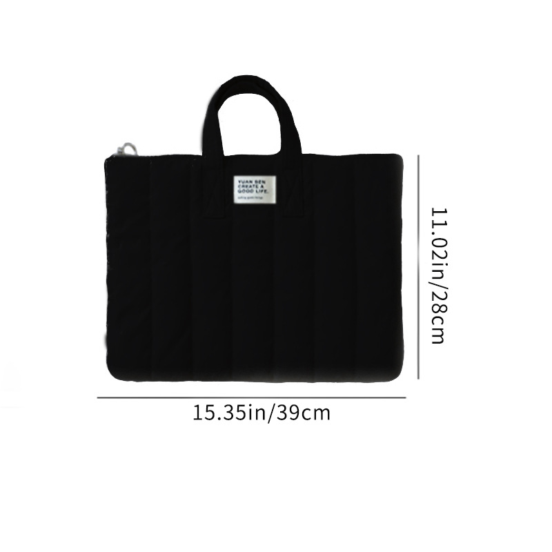 카본 블랙 [내장 충격 방지 면] --- 11-15inch 컴퓨터에 적합