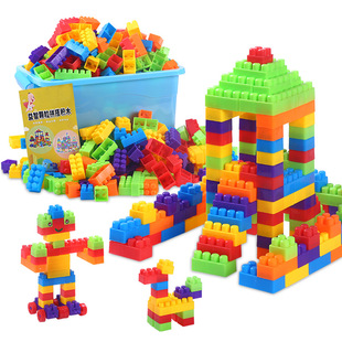 Строительные кубики, конструктор, игрушка, настольная головоломка для детского сада для мальчиков и девочек, раннее развитие