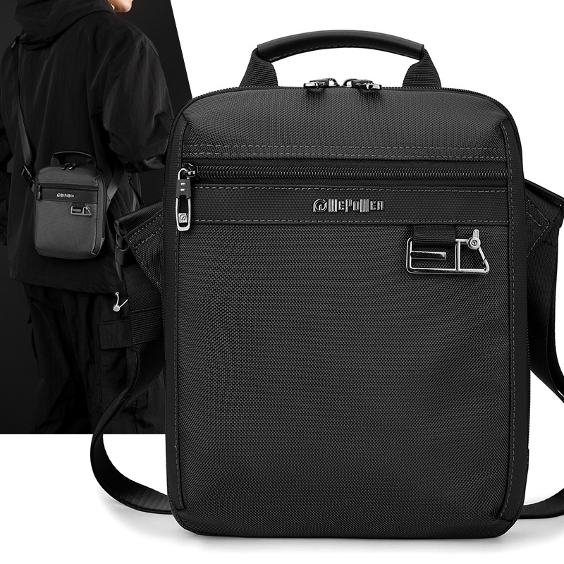 WEPOWER nuevo viaje de negocios de ocio para hombres inclinado viaje al aire libre plano vertical bolso de hombro