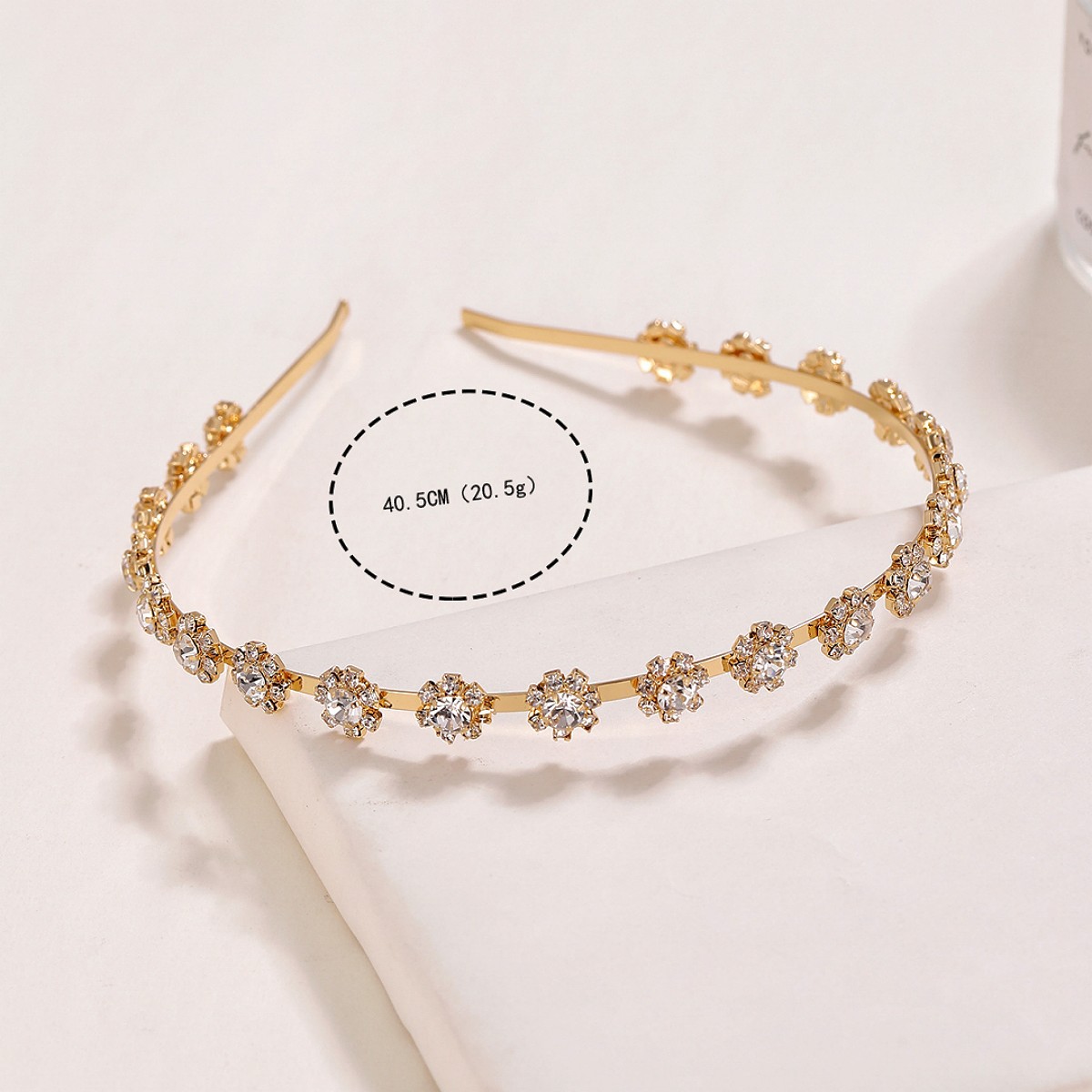 Estilo coreano exquisito rhinestone accesorios para el cabello diadema girasol diadema moda todo fósforo accesorios para el cabello fábrica de una sola pieza de entrega