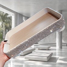 K 37348 Rhinestone cosmetic storage tray ���껯ױƷ������