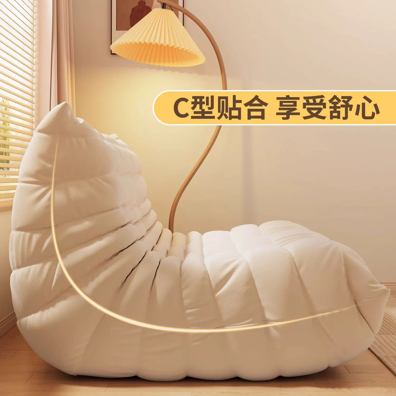 Sofa modern minimalist sponge sofa, cloth upholstery, storage system, multi-size (single–three-seater)