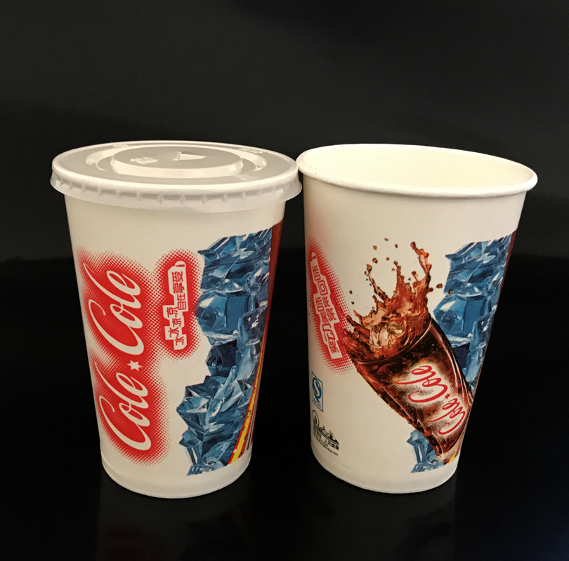 使い捨て紙コップペプシコーラ紙コップ360/500/660ダブルフィルム