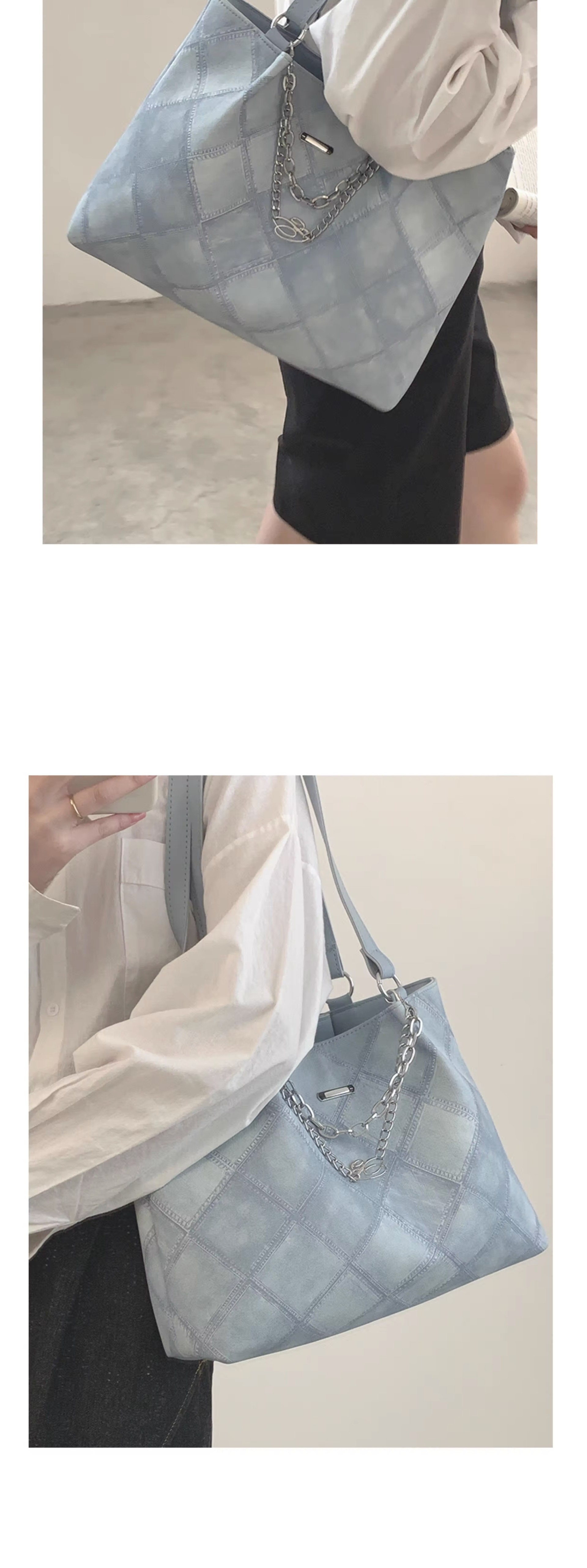 Diamond-shaped commuter bag for women 2023, a trendy and retro diamond-shaped tote bag, a large-capacity single-shoulder bag for students' classes undefined
