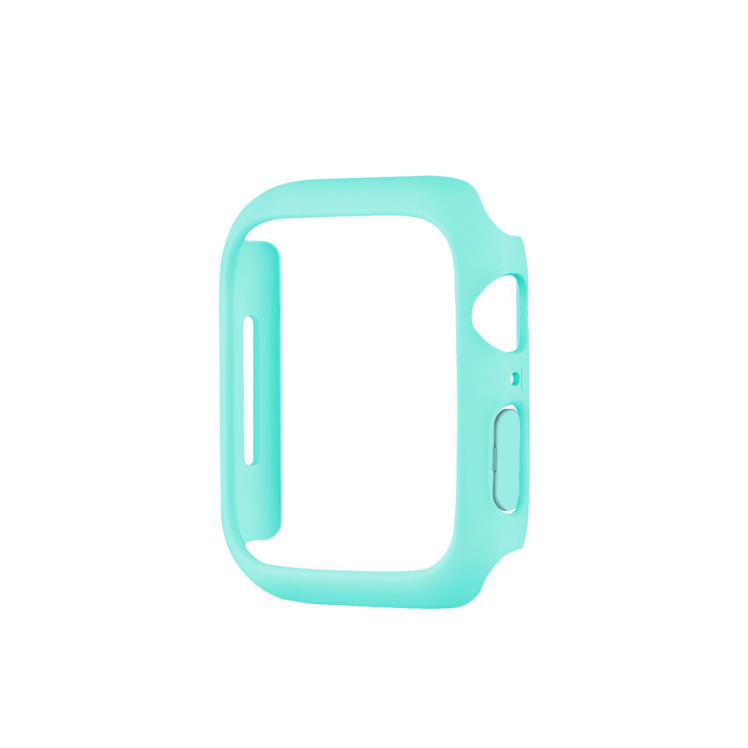 Adecuado para Apple Watch protector Shell medio paquete PC marco Apple Watch caso hueco iwatch cubierta protectora al por mayor