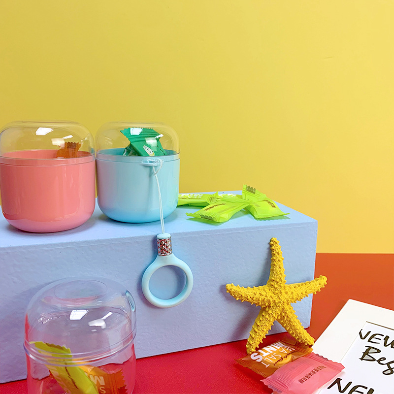 Caja organizadora para pendientes y aretes estilo ins transparente portátil para regalo