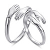 Ring for beloved suitable for men and women, accessory, jewelry, simple and elegant design, silver 925 sample, wholesale