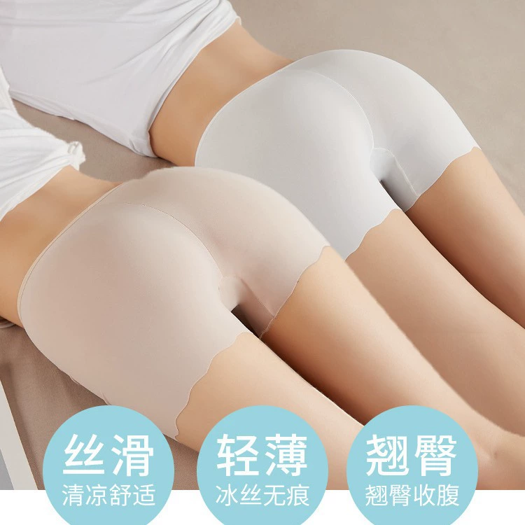 Защитные шелковые летние шорты — бесшовные тонкие leggins, женское защитное белье, оптом