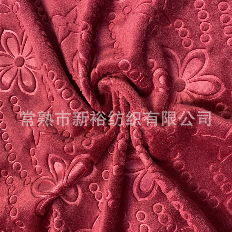 2021新款 水晶超柔压花系列 小花 水晶超柔压花家纺服装面料