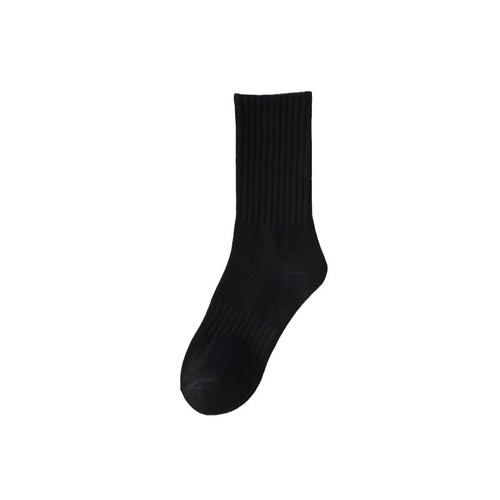 Socks for women summer Korean style mid-calf socks pure cotton sweat-absorbent and deodorant basketball sports socks summer black and white boat socks stockings