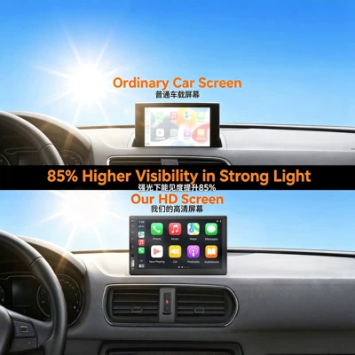 Car mp4 player with capacitive touch