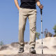 Spring and Autumn Outdoor Hiking Pants Men's Thin Breathable Elastic Wear-resistant Hiking Pants Sports Quick-drying Straight Casual Pants