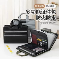 2026 new waterproof and wear-resistant document bag [back to school/commute] pp oxford cloth student business organizer - 1688