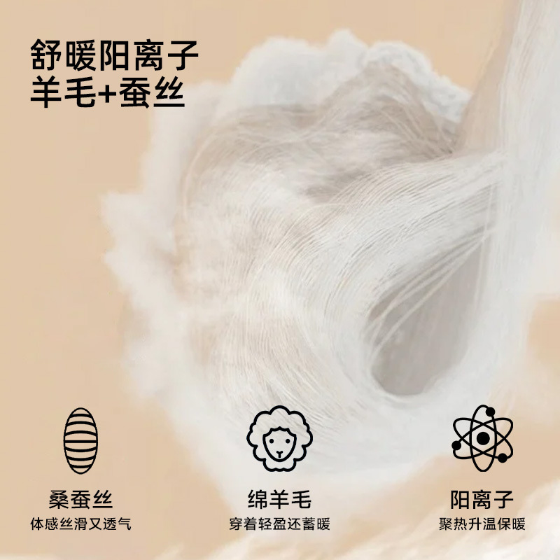 羊毛蚕丝护膝保暖老寒腿男女士护关节老年人防寒护套秋冬防寒神器|undefined