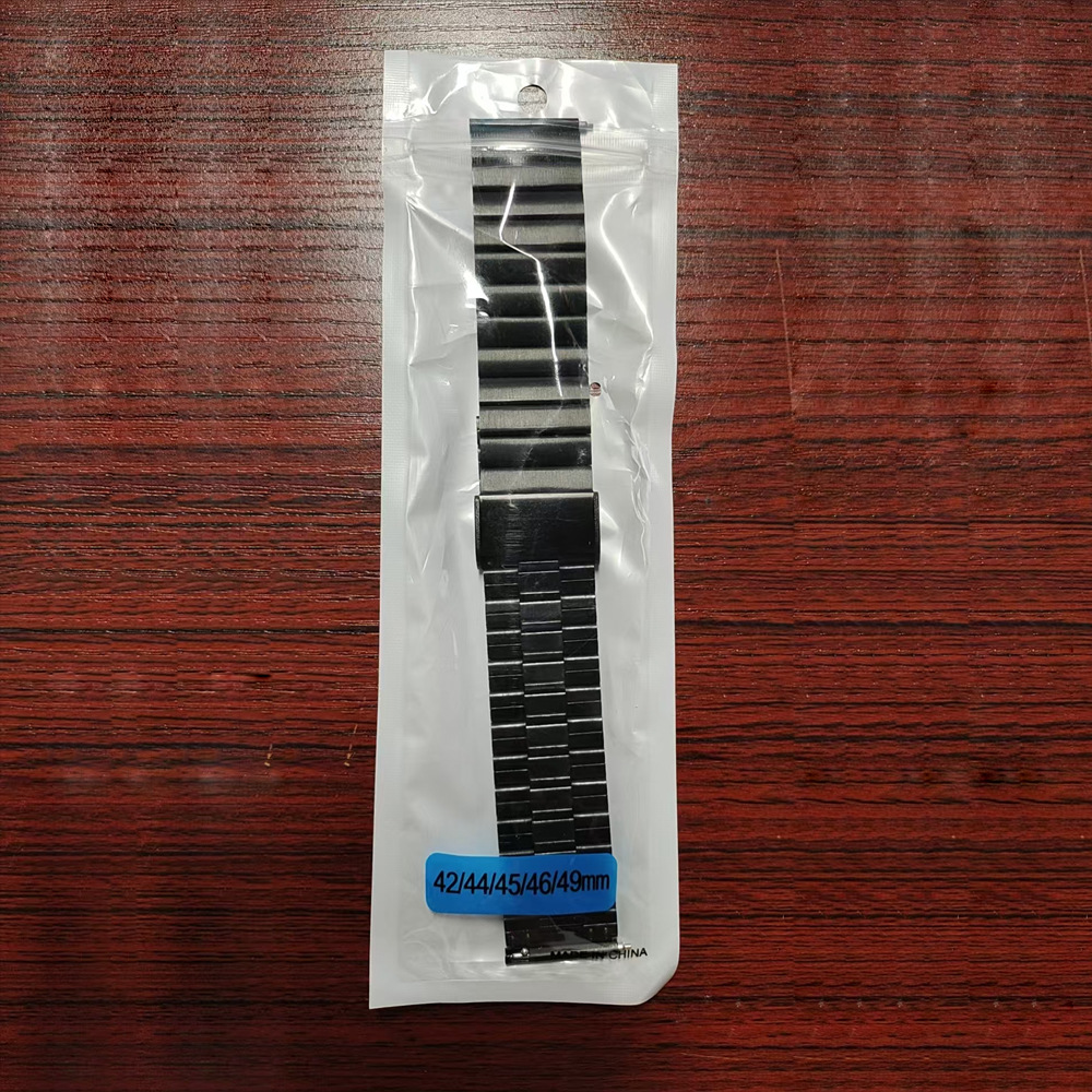 Carded bamboo joint steel band - black