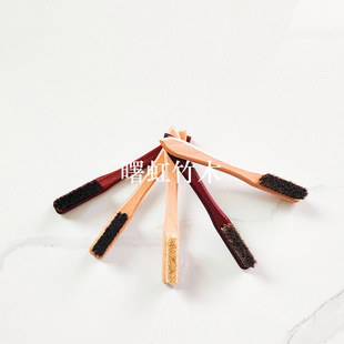 �R��ëϵ� �R��ëƤЬˢ ��ɫ����ˢ 16.8cmЬ��ˢ ľ�|�ֱ���ľ