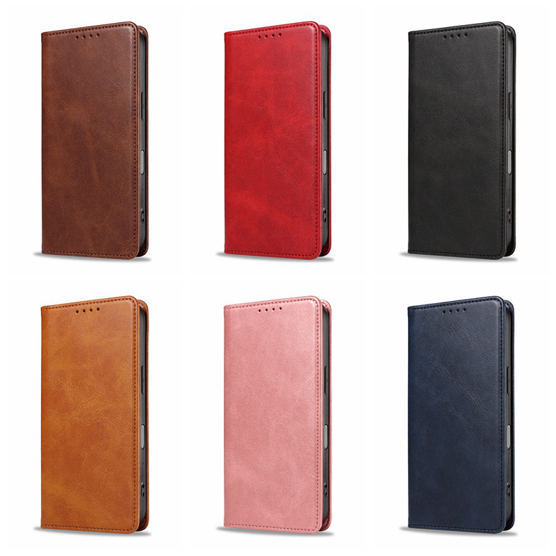 European and American Style Solid Color Calfskin Leather Case Suitable for Apple 181716Promax1514Se Mobile Phone Case S26Ultra Men European and American Style Solid Color Calfskin Leather Case Suitable for Apple 181716Promax1514Se Mobile Phone Case S26Ultra Men