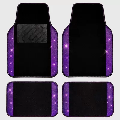 velvet, universal fit, Universal Foot Pad - lotus-purple