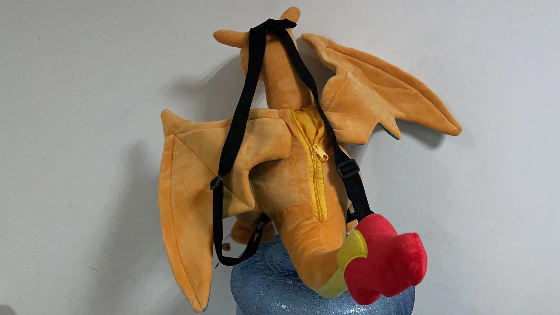 Anime Fire Dragon Plush Backpack - Image 8