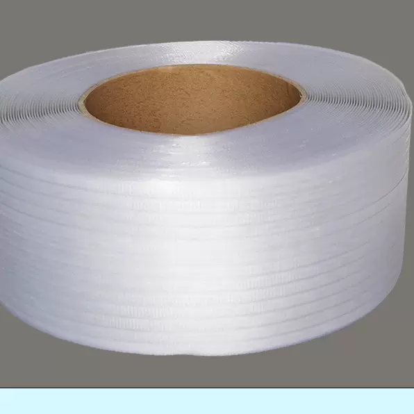 厂家批发pp机用打包带自动半自动物流包装带白色透明塑料带 手动p