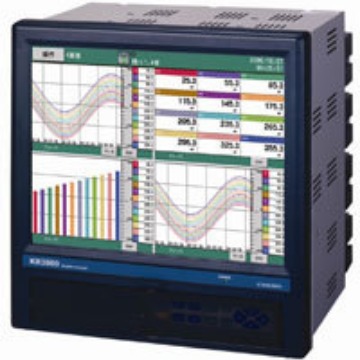 日本千野无纸记录仪KR3000通信无纸记录仪，多种记录方式.