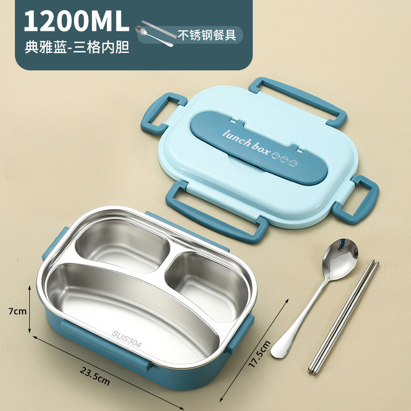 学生用弁当箱、サラリーマン用特殊保温弁当箱、電子レンジ加熱、ステンレス仕切、携帯用密封鮮度弁当箱|undefined
