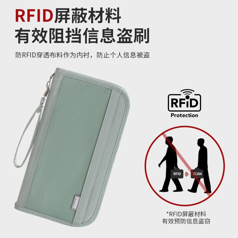 Passport Bag, Multifunctional Anti-Theft Brush, Hand-Held Document Bag, Travel Ticket Holder, Wallet, Travel Ticket Storage Bag Passport Bag, Multifunctional Anti-Theft Brush, Hand-Held Document Bag, Travel Ticket Holder, Wallet, Travel Ticket Storage Bag