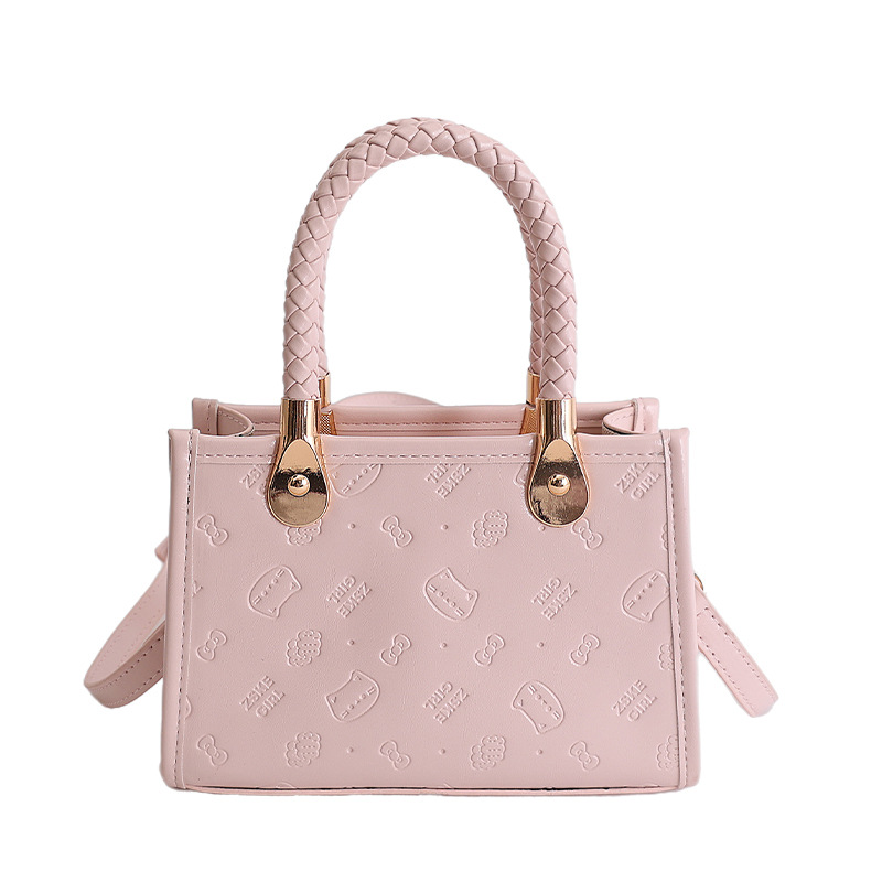 Bolsa de textura 2026 primavera y verano nueva bolsa de hombro de moda para mujeres lindas bolsas de mano relieve