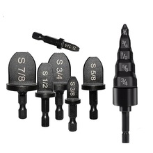 英制五合一胀管器扩孔维修冰箱空调铜管扩孔电动六角柄快速扩口器