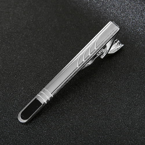 Men's classic casual tie clip, gift accessory clip, simple business iron tie clip
