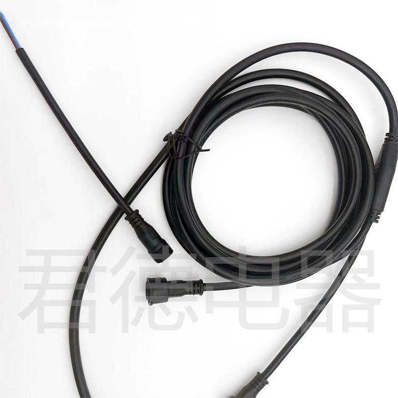 船用防水连接器M12 5P公母对接航空插头-NMEA2000接头