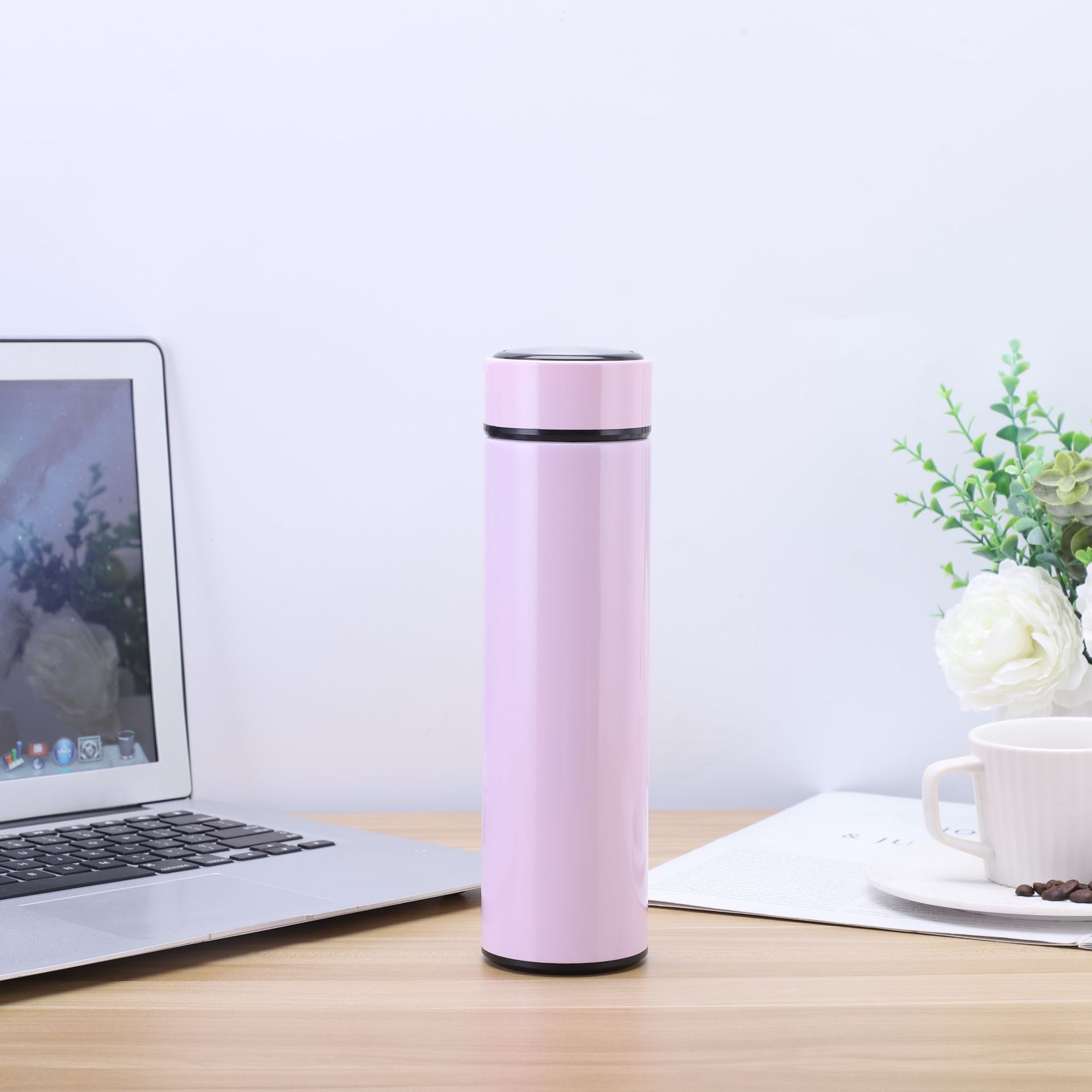 Taza inteligente 304 taza de vacío de acero inoxidable taza de separación de té taza de vacío de gran capacidad taza de agua de regalo LOGO