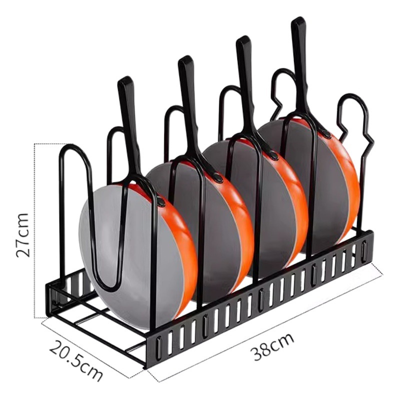 Estante de la olla estante de almacenamiento multicapa estante de la cubierta de la olla estante de la olla ajustable estante de almacenamiento vertical estante de almacenamiento de mesa multifuncional