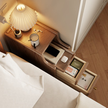 实木床头柜迷你小型极窄床边柜超窄20公分30cm窄边夹缝置物架柜子