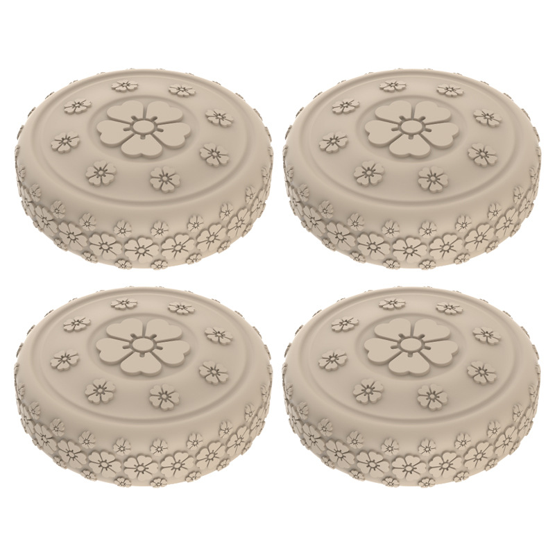 Caster shoesスーツケースホイールシリコン保護カバー耐摩耗性全包スーツケースホイールシリコン保護カバー