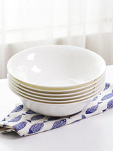 碗家用汤碗白瓷碗吃面碗骨瓷斗碗陶瓷碗大碗白色饭碗2022新款餐具