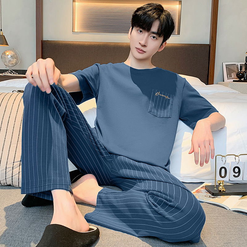 NXF8722 # 크루 넥 짧은 소매 바지