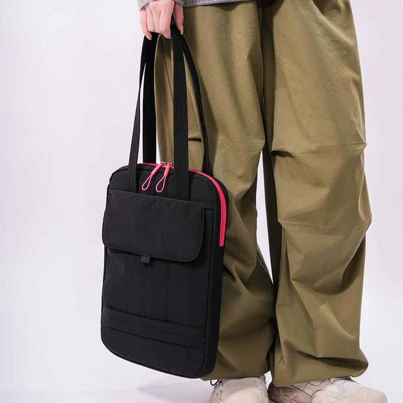 Laptop, multicoloured one-shoulder bag
