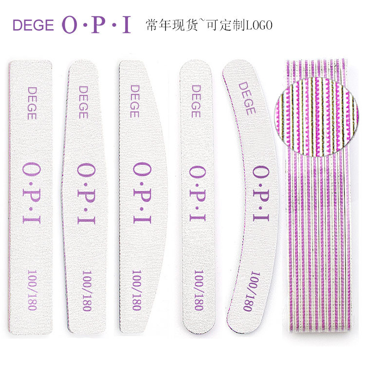 Purple heart with teeth nail rubbing high-grade gray nail file gray double-sided polishing strip for real nail repair Purple heart with teeth nail rubbing high-grade gray nail file gray double-sided polishing strip for real nail repair