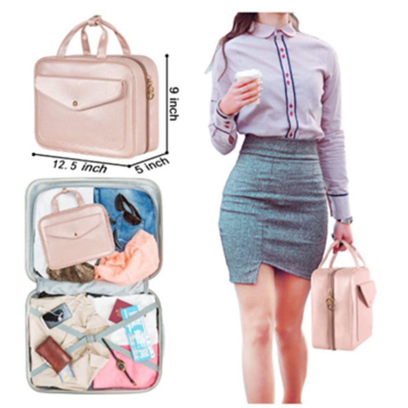 Amazon en stock bolsa de baño impermeable bolsa de baño bolsa de maquillaje bolsa de almacenamiento conjunto de baño bolsa de viaje bolsa de almacenamiento