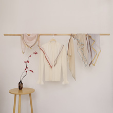 现货批发内蒙古羊绒色织格子方巾女士夏季防晒空调房羊绒围巾披肩