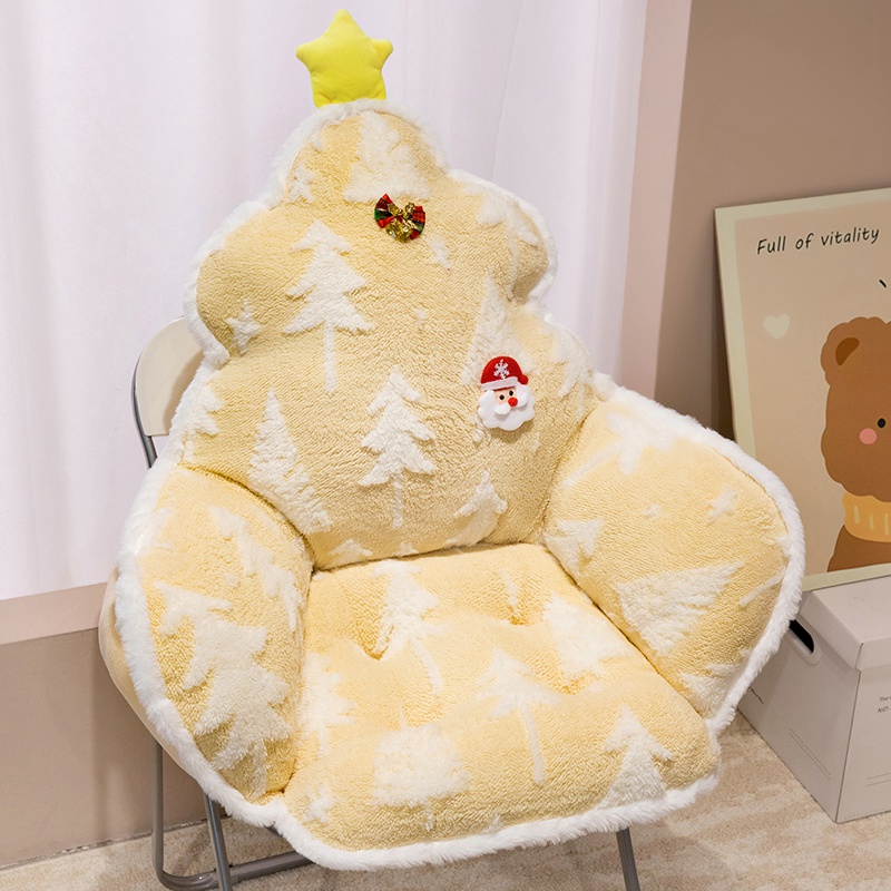 Cojín Integrado para Silla de Peluche Corto y Algodón PP para Oficina y Dormitorio image 8