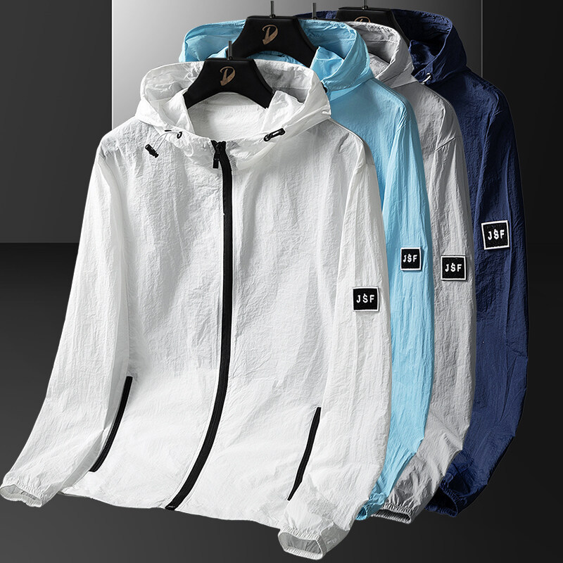 Sun Protection Clothing Men's Summer Ultra-thin Breathable plus size Outdoor Fishing Skin Coat Fishing Sun Protection Clothing Women's Coat