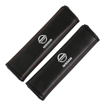 Belt Shoulder Pad Leather Safety – Seat belt shoulder pad - double-line-shoulder-pads-nissan
