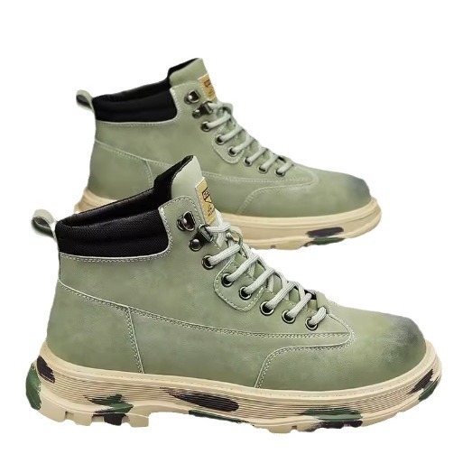 Martin syksyn korkeavartiset miesten ulkoiluun ja vuorikiipeilyyn tarkoitetut urheilukengät, liukumattomat, vedenpitävät aavikkomailaset_voghion.com